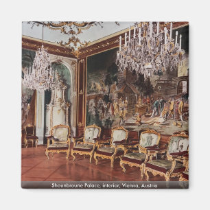 Shounbroune Palace, interior, Vienna, Austria Magnet