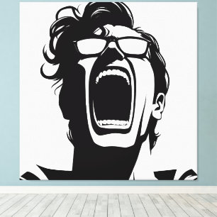 Shout Canvas Print