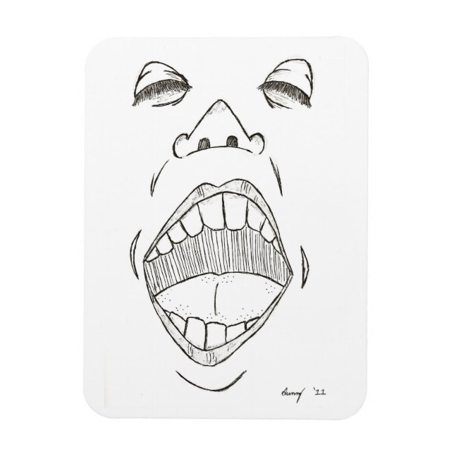 "Shout" Flexible Magnet (Vertical)