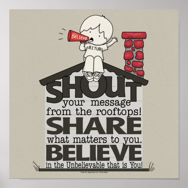 Shout from the Rooftops Poster (Front)