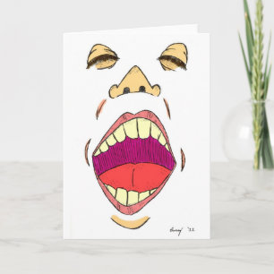 "Shout" Greeting Card