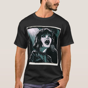 Shout It Out Loud Punk Rocker Retro Vintage Style T-Shirt