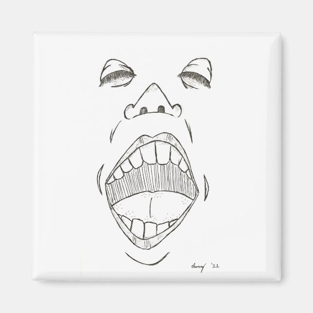 "Shout" Magnet (Front)