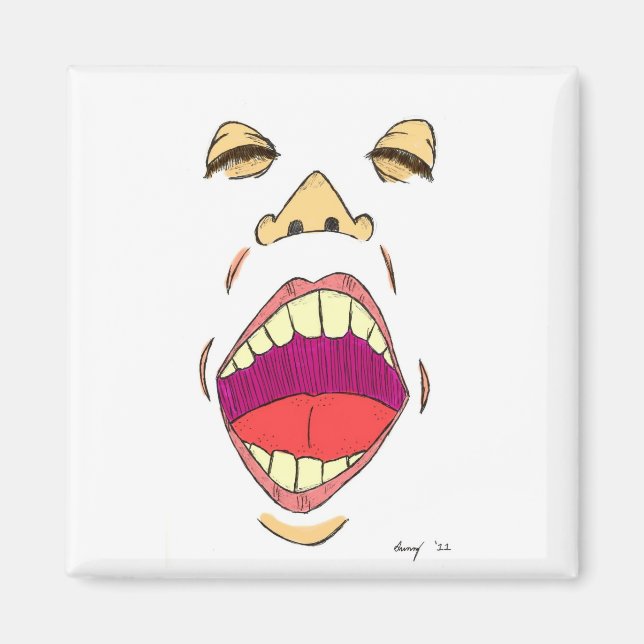 "Shout" Magnet (Front)