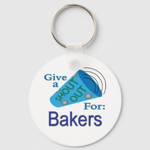 Shout Out for Bakers Keychain