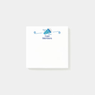 Shout Out for Cast Members Post-it Notes