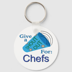 Shout Out for Chefs Keychain