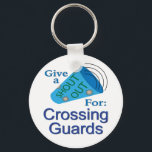 Shout Out for Crossing Guards Keychain<br><div class="desc">A "Shout Out" for all loved ones and professionals! Show your appreciation, support, and gratitude to family members, co-workers, and employees. Make them feel valued and respected. Recognize hard work and accomplishments. Shout Out merchandise makes great prizes, handouts, and giveaways for conventions and conferences. The wide selection of gifts also...</div>