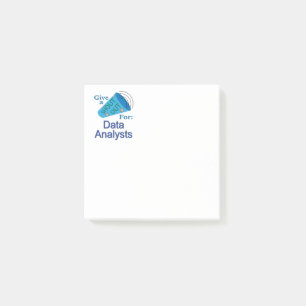 Shout Out for Data Analysts Post-it Notes