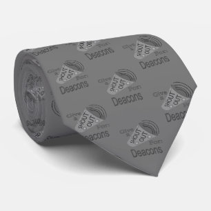Shout Out for Deacons Tie