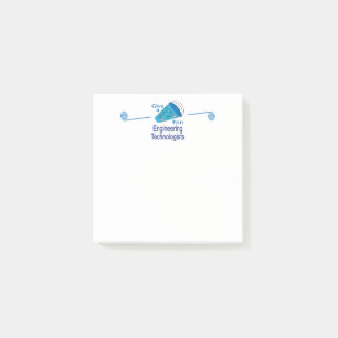 Shout Out for Engineering Technologists Post-it Notes