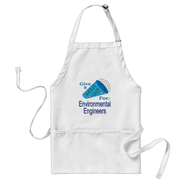 Shout Out for Environmental Engineers Standard Apron (Front)