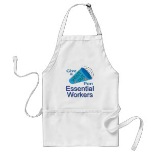 Shout Out for Essential Workers Standard Apron