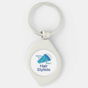 Shout Out for Hair Stylists Keychain