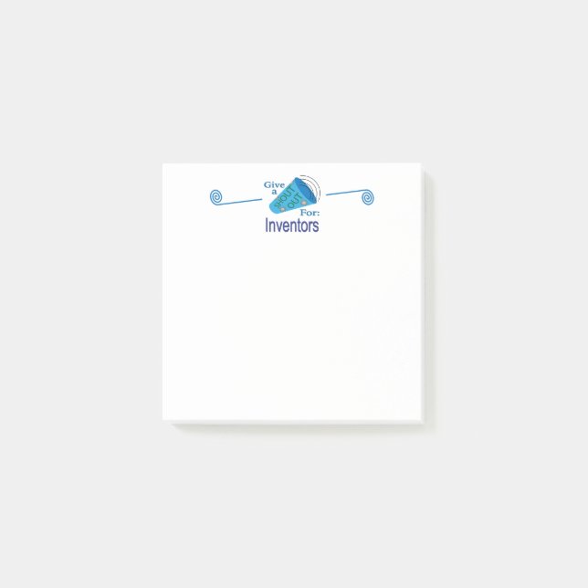 Shout Out for Inventors Post-it Notes (Front)
