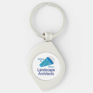 Shout Out for Landscape Architects Keychain