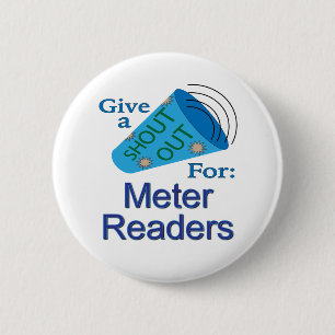 Shout Out for Metre Readers 2 Inch Round Button