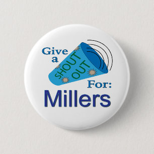 Shout Out for Millers 2 Inch Round Button