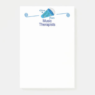 Shout Out for Music Therapists Post-it Notes