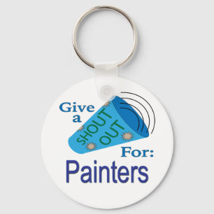 Shout Out for Painters Keychain