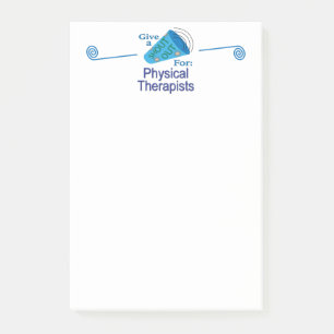 Shout Out for Physical Therapists Post-it Notes