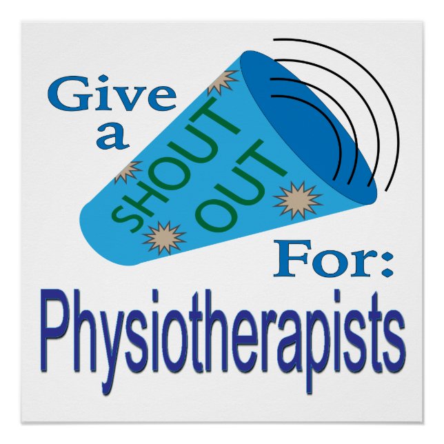 Shout Out for Physiotherapists Poster (Front)