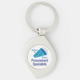 Shout Out for Procurement Specialists Keychain