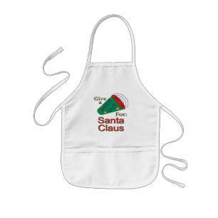 Shout Out for Santa Claus Kids Apron