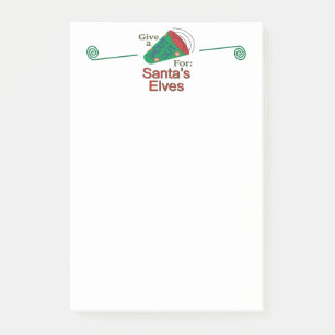 Shout Out for Santa's Elves Post-it Notes