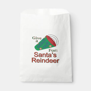 Shout Out for Santa's Reindeer Favour Bag