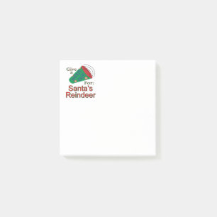 Shout Out for Santa's Reindeer Post-it Notes