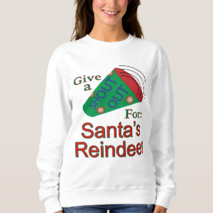 Shout Out for Santa's Reindeer Sweatshirt
