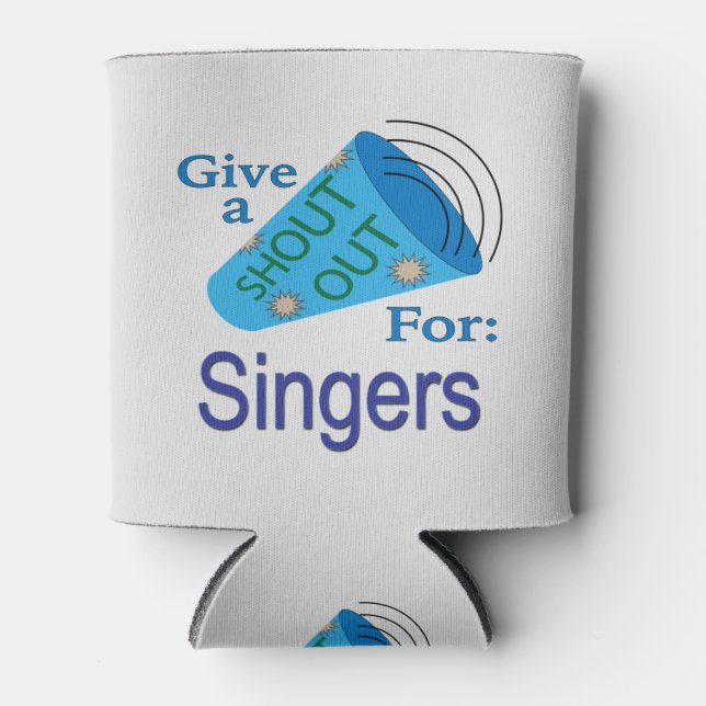 Shout Out for Singers Can Cooler (Front)