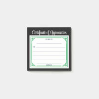 Shout out kudos certificate of appreciation thanks