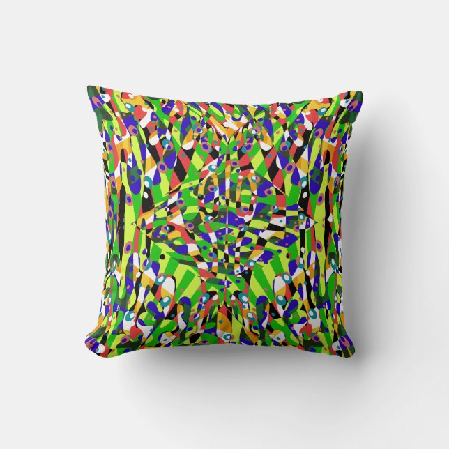 Shout Out Throw Pillow (Front)