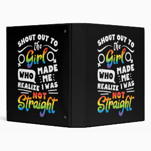 Shout Out to The Girl Lesbian Pride LGBT T Shirt G Binder