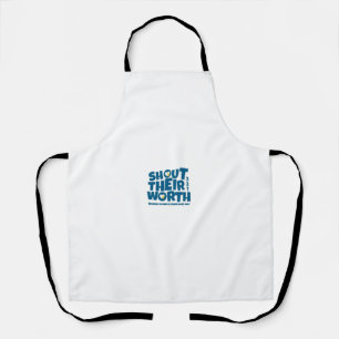 💙 Shout Their Worth – World Down Syndrome Day Apron