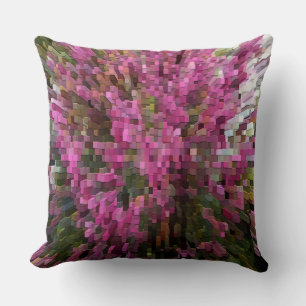 Shouting Pink.... Throw Pillow