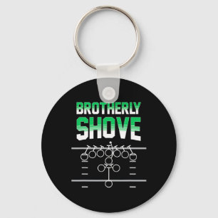 Shove Funny Football Fans Gift Keychain