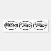 Shovelnose Sturgeon Euro Stickers (Front)