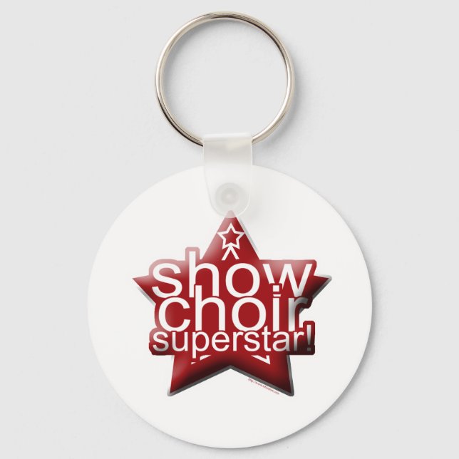 Show Choir Superstar! Keychain (Front)