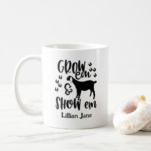 Show Goat Custom Name Coffee Mug