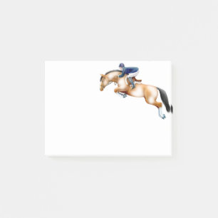 Show Jumper Paint Horse Post It Notes