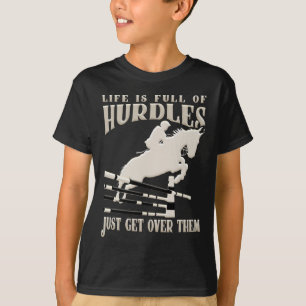 Show Jumping Horse Rider Equestrian Riding Horseba T-Shirt