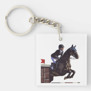 Show Jumping Keychain