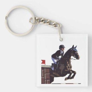 Show Jumping Keychain