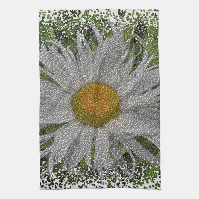 Show Me A Daisy #1 Kitchen Towel (Vertical)