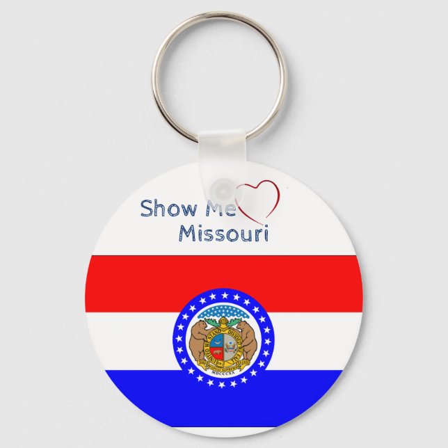 Show me Love Missouri  Keychain (Front)