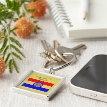  'Show me' Love Missouri  Patriotic Keychain