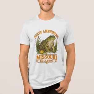 Show-Me Region Bullfrog Vintage Emblem Tri-Blend Shirt